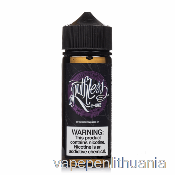 Vynuogių Gėrimas - Negailestingi Garai - 120ml 6mg Vape Skystis